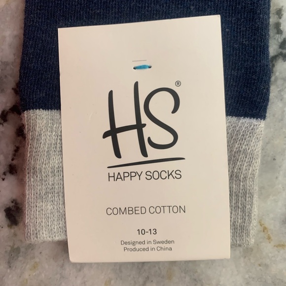Happy Socks! Combed Cotton Men’s Socks - NWT - US M 8-13 - Picture 4 of 5
